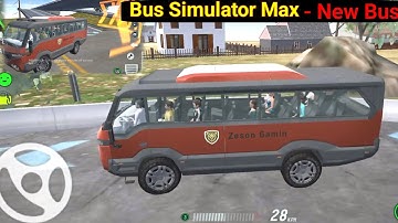 Bus Simulator Max - New Bus, Pickup The Passengers Gameplay Video ।।