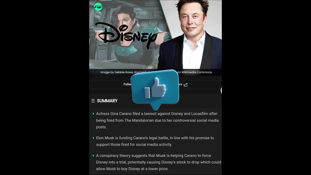 Elon Musk Buying Disney soon? 