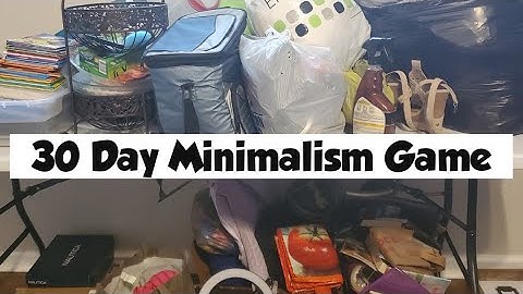 The 30 Day Minimalism Game | DECLUTTERING 465 IN 30 DAYS