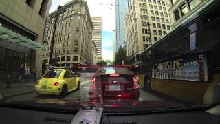Seattle Dashcam - 5th ave Downtown - Rush Hour
