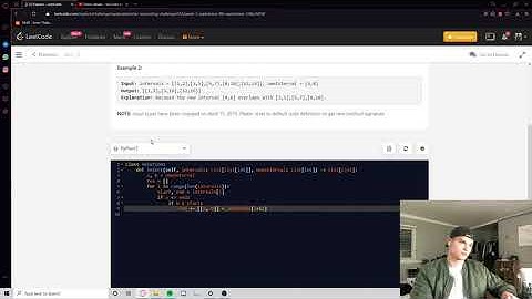 LIVE CODING: LeetCode September Challenge - Question 13: Insert Interval