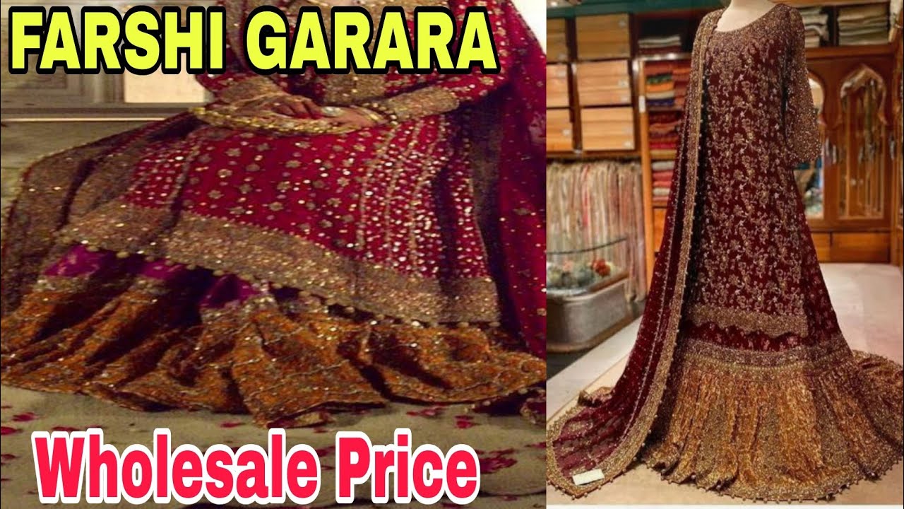Farshi Bridal Garara  | शादी के लिए गरारा | Shadi Ke Garare | Festive season Stock | Birdal Dress