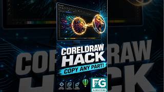 How to Copy a Part of Any Image in CorelDRAW (FAST!) 🎨 #shorts