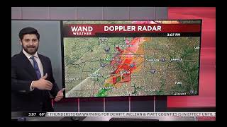 WAND News Severe Weather Coverage December 28, 2025