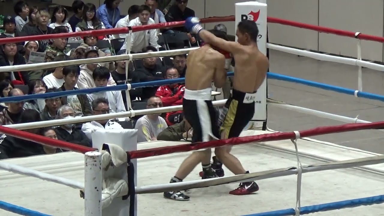 2024/11/3 Sフェザー級4回戦 中村 永遠(トヤマ) VS 西村 翔馬(岐阜