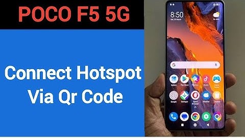 How to connect hotspot via QR code, poco f5 5g wireless internet connect kaise karen