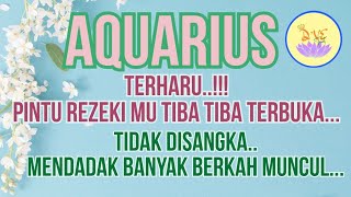 ZODIAK AQUARIUS- TERHARU..TAK SANGKA..ADA REZEKI DADAKAN YG AKAN KAMU TERIMA..#tarot#zodiak#aquarius