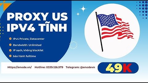 Trải nghiệm Proxy USA   Proxy Mỹ tĩnh chỉ với 49.k