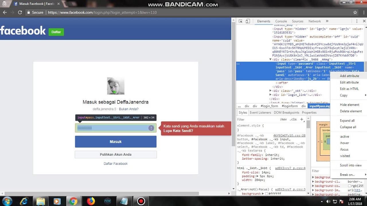 Cara Membobol Fb Orang 100 Work Gampang Youtube
