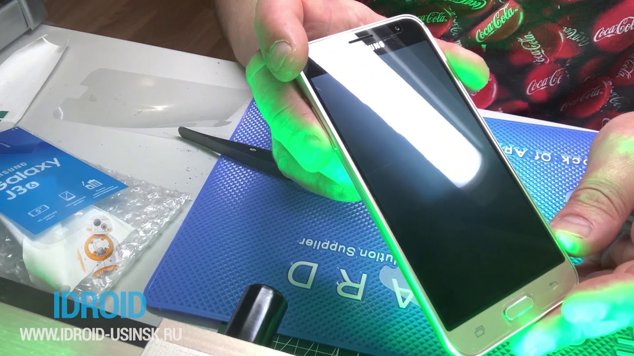 Тест гидрогелевой пленки. Ремонт телефонов Усинск. - YouTube