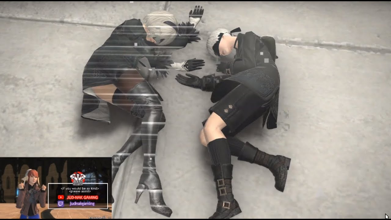 YoRHa : DARK APOCALYPSE ENDING , EPILOGUE, PLAYER STATISTICS, AFTER CREDIT I FFXIV x Nier : Automata