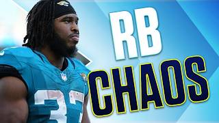RB CHAOS! Sorting Out 10 Messiest RB Rooms! Jaguars, Rams, Vikings, Buccaneers, & More! (FFT Express