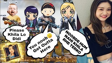 Random PRO GIRL Squad Called me Noob So i Challenged Them For 1vs3 TDM | Mobile | PART 2