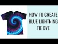How To Achieve "Lightning" Effect In Your Tie Dye Shirt Using 3 colors!