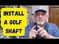 How to assemble a golf club