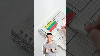 Vẽ lá cờ của các nước có màu đèn giao thông