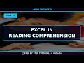 🔥 Excel in Reading Comprehension (2025) | 60 Sec Guide #Shorts