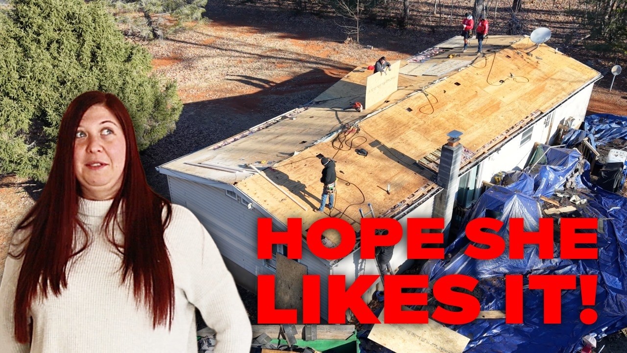 Мы отремонтировали ее дом, заплесневелый (БЕСПЛАТНО)... но ее там не было 👀