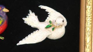 Joan Rivers Flights Of Fantasy Bird Pin With Jill Bauer