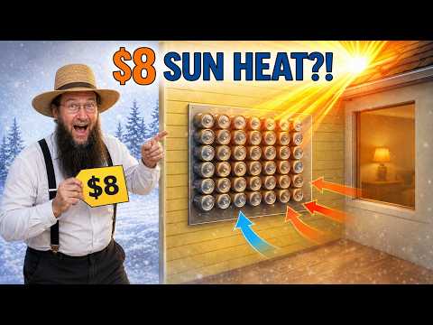 The $8 Amish Off-Grid Trick That Heats Any Room FREE All Winter — They Never Taught You This