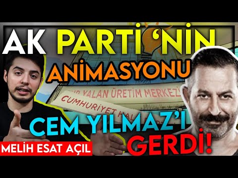 AK Parti'nin Animasyonu Yalan Üretim Merkezi Çizgi Filmi Cem Yılmaz'ı Gerdi! | Melih Esat Açıl