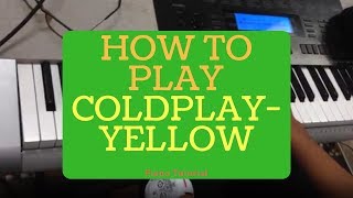 How to play Coldplay - Yellow (Live 2012 piano version)