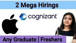 Cognizant Bulk Hirings| Apple Hiring Freshers| Latest Fresher Recruitment 2023