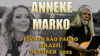 Anneke van Giersbergen & Marko Hietala - I Saw a Car / Wave / Wasted Years - São Paulo, Brazil 2023