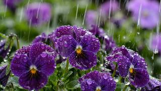 #30 | Rainy Garden Serenity π§οΈπ | Soft Piano & Rain ASMR for Relaxation, Sleep & Healing