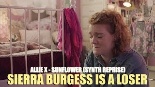 Video thumbnail of "Allie X - Sunflower "Synth Reprise" (Lyric video) • Sierra Burgess Is A Loser Soundtrack"