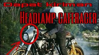 LED Motorcycle Headlight Review & GIVEAWAY - Cafe Racer Build