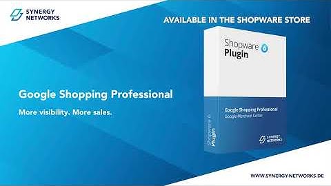 Video Google Shopping Professional - Shopware 6 Plugin_English Version