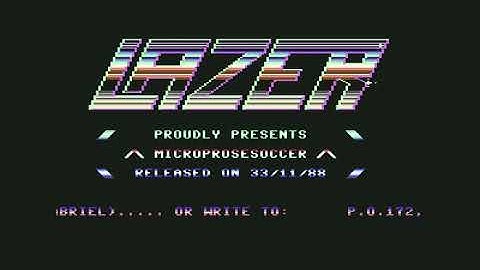Lazer Intro ! Commodore 64 (C64)