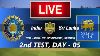 🛑2nd TEST LIVE- INDIA vs SRI LANKA DAY - 5🛑SL vs IND 2026🛑CRICKET 26 GAMEPLAY🛑LIVE STREAMING🏏 screenshot 5