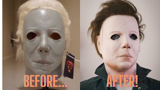 Turn Your Ben Tramer Mask into Michael Myers  DIY Rehaul Tutorial (Halloween II)