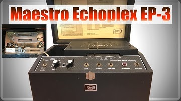 This is a real vintage tape echo Maestro Echoplex EP-3 !