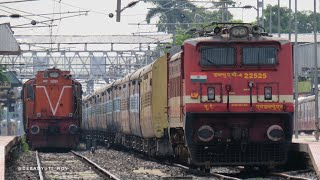 High Speed LHB & ICF Trains Actions in Eastern Railways || Rajdhani+Duronto+Mumbai Mail