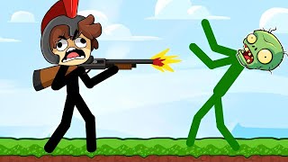 INVICTOR vs APOCALIPSIS ZOMBIE DE STICKMAN 😱