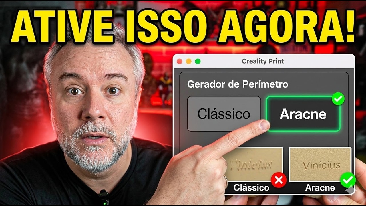 Seu Texto Fica Feio na Impressão 3D? A Culpa é Dessa Configuração!