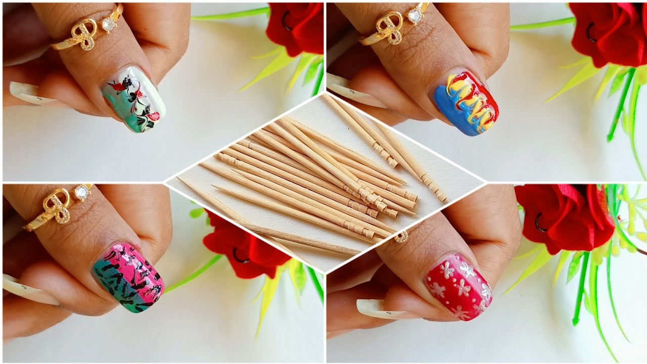 very Easy no tools nail art designs New nail art designs YouTube