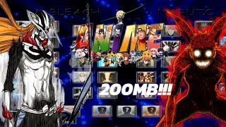 SUPPORT ANDROID 5,6,7!! Bleach Vs Naruto 3.3 Full Character 200MB Android Download