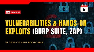 VAPT Bootcamp Day 6 : Master Web App Security: From Vulnerabilities to Hands-on Exploits