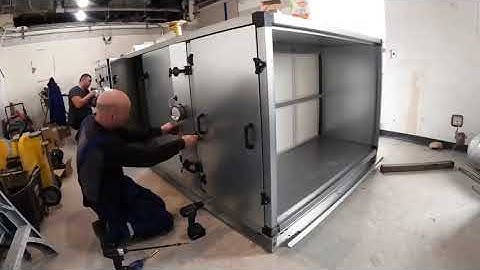 Klimor EVO-S Air handling units - field assembly