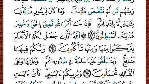 ختمة مصحف التجويد برواية قالون الصفحة رقم 476
