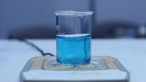 Laboratory Flask With Blue Substance Stock Video