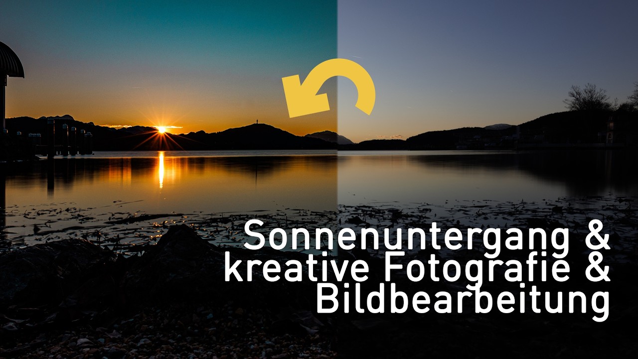 Sonnenuntergang FOTOGRAFIEREN, Graufilter erklärt und gemeinsame Bildbearbeitung #sonnenuntergang