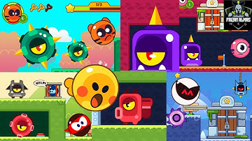 Ball Evo Bounce Heroes | Full Game | MGIF | Red Ball Like Game | Full Gameplay WFG