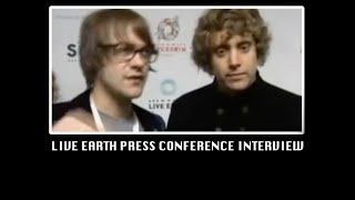 Kasabian - Live Earth Press Conference Interview - 2007