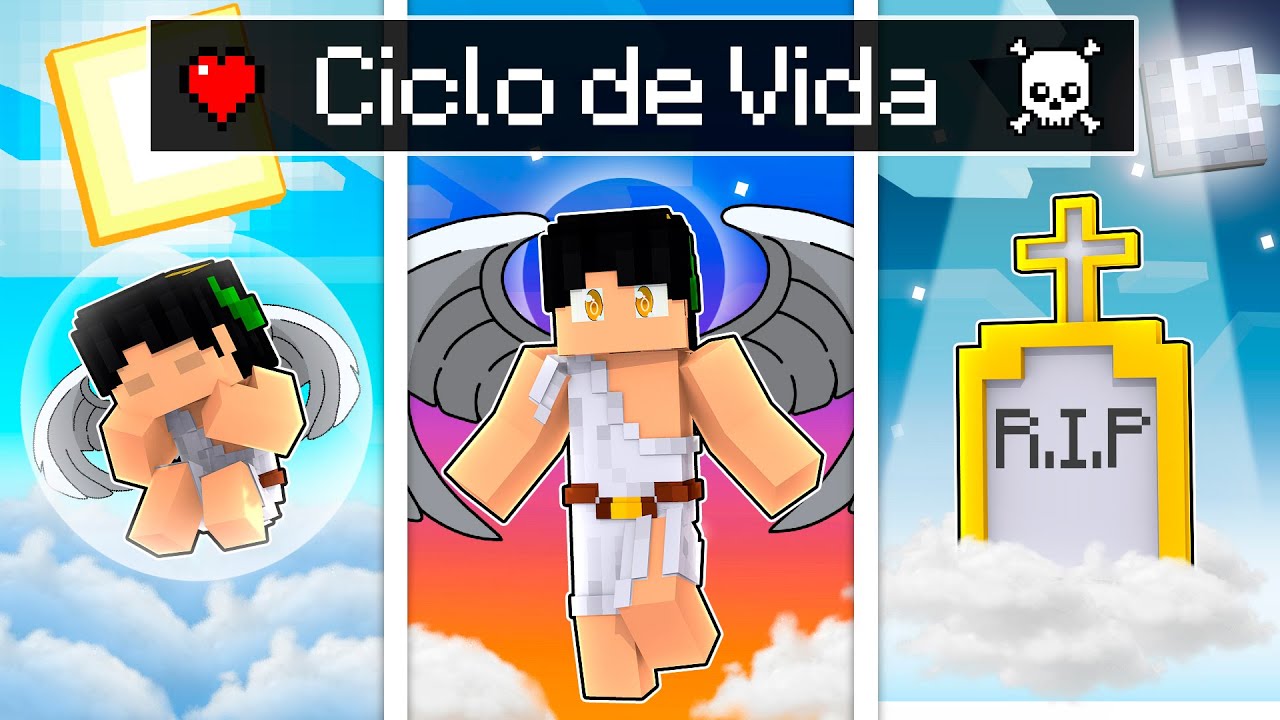 CICLO DE VIDA de um ANJO no Minecraft