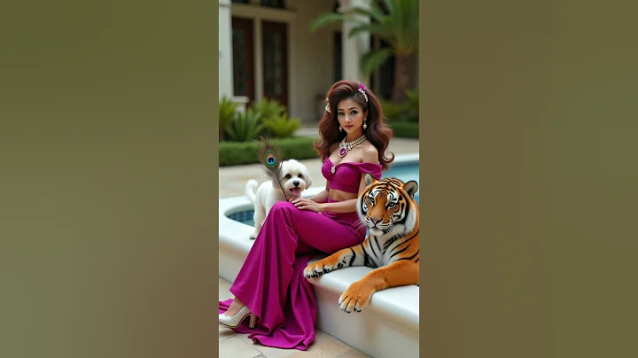 Video 10515051: bengal tiger cat, big bengal tiger, bengal cat water, bengal cat enjoying